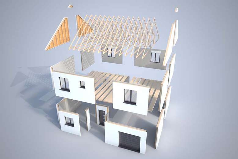 modelisation 3d kit maison kasai